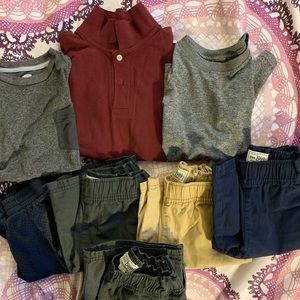 Boys size 7 shorts and shirts bundle